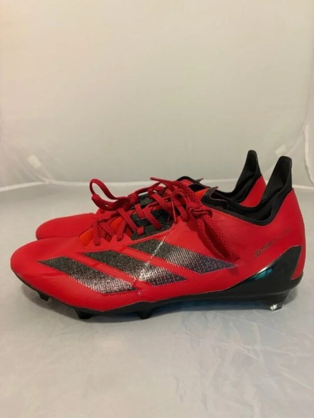 Adidas Adizero Electric II power red black men’s football cleats sz 13 JH8744